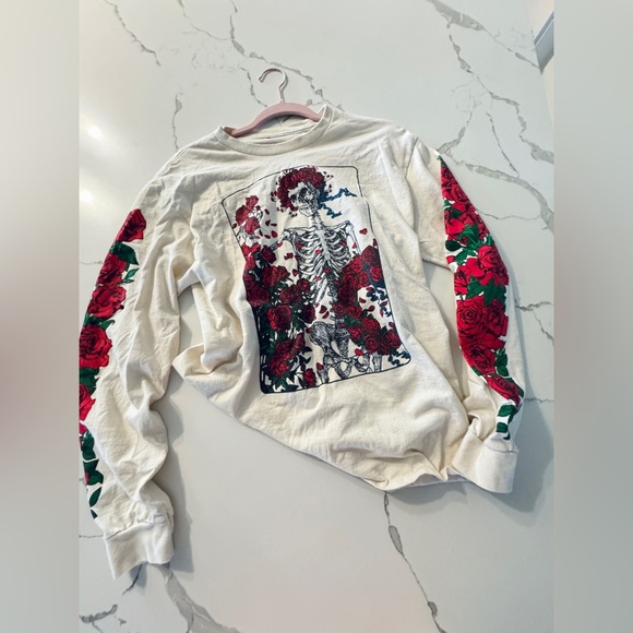 🎸 Liquid Blue Grateful Dead Iconic Bertha - L/S Multi Graphic Tee Unisex Medium - Picture 9 of 9